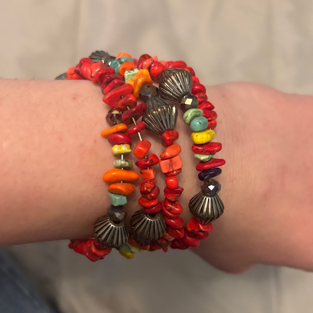 Colorful Beaded Bracelet Set